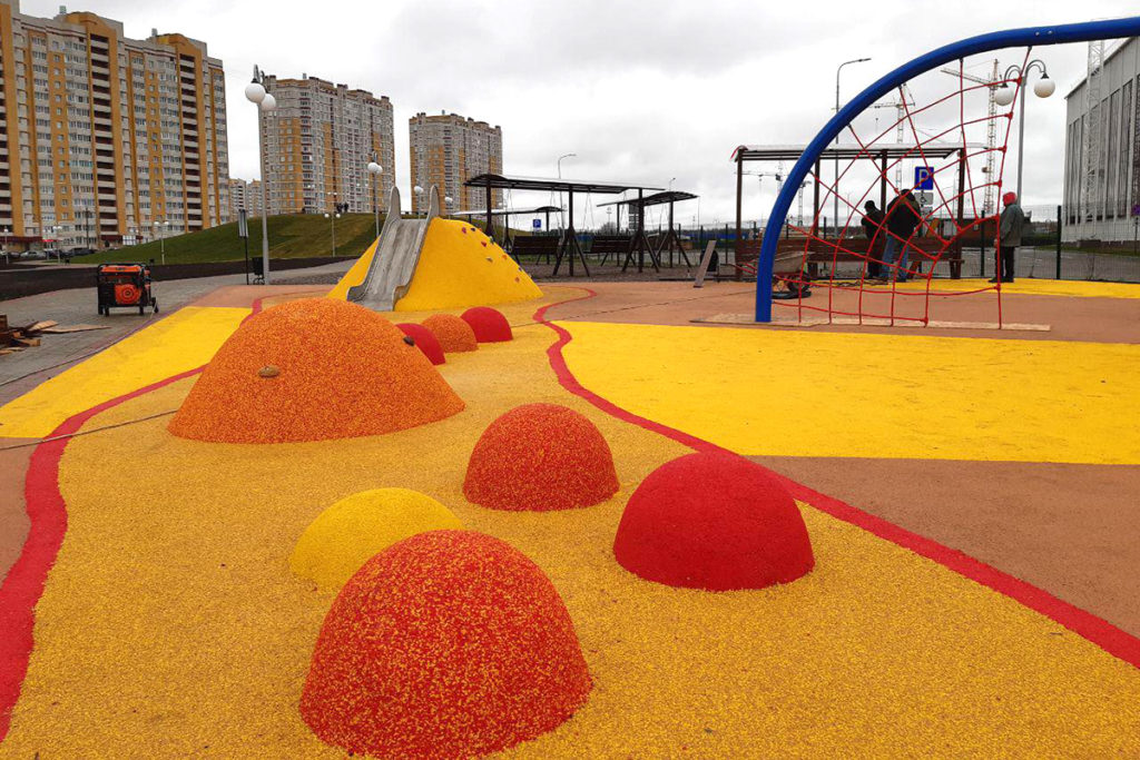Детская площадка в Олимпийском парке - Новый Тамбов