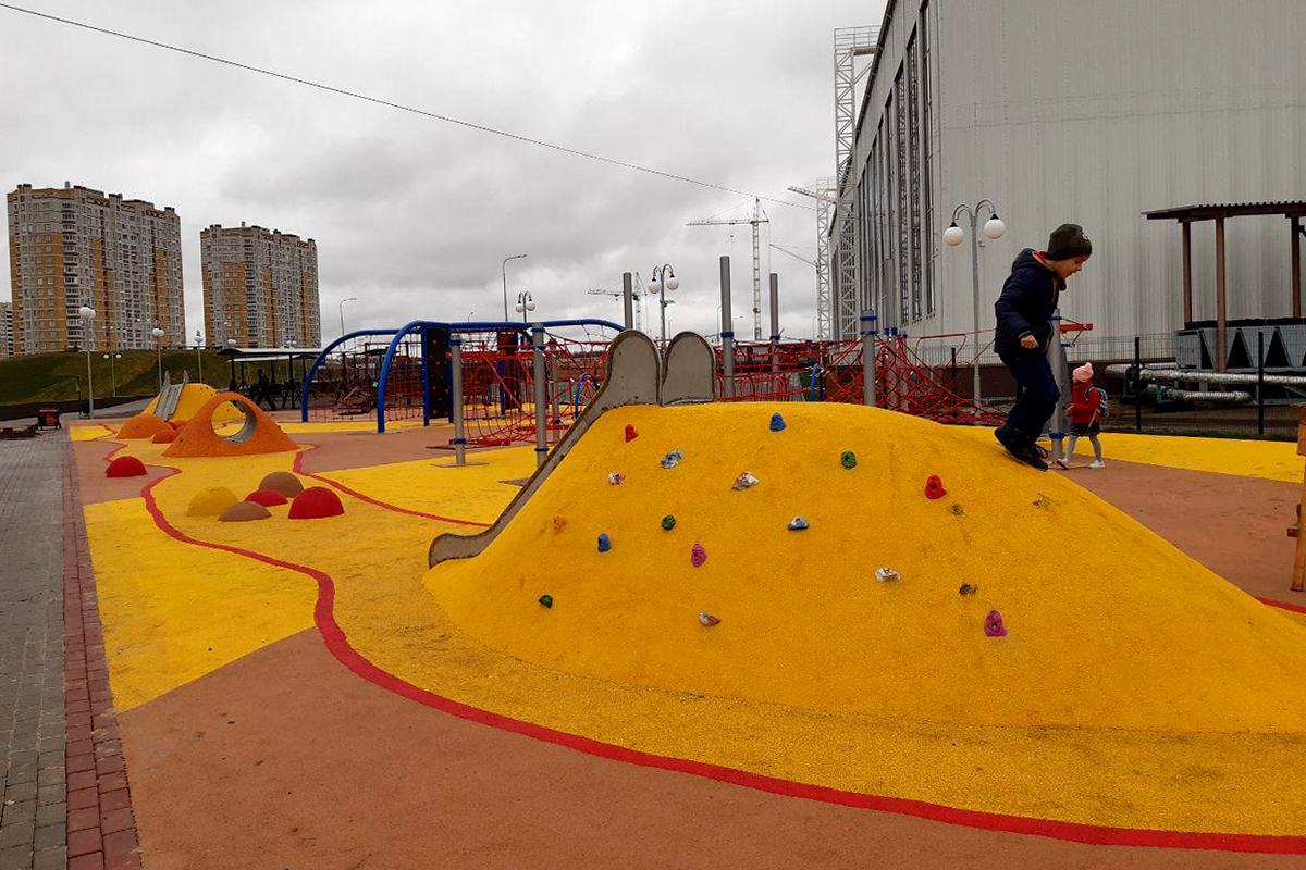 Детская площадка в Олимпийском парке - Новый Тамбов