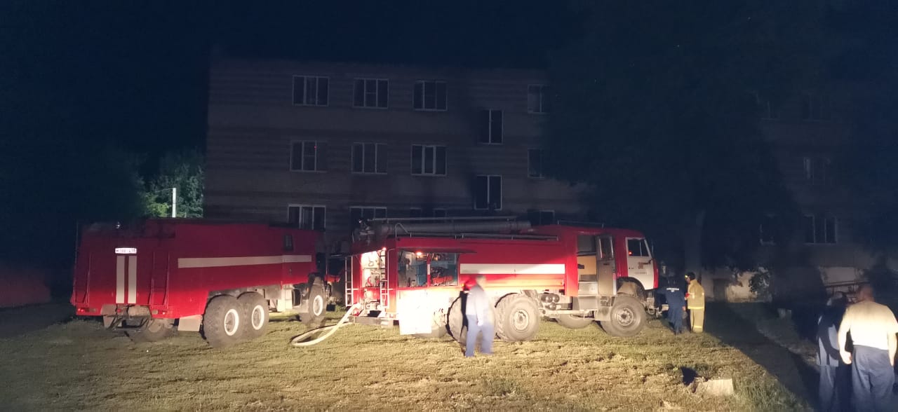 Пожар в Сосновском доме-интернате в Тамбовской области