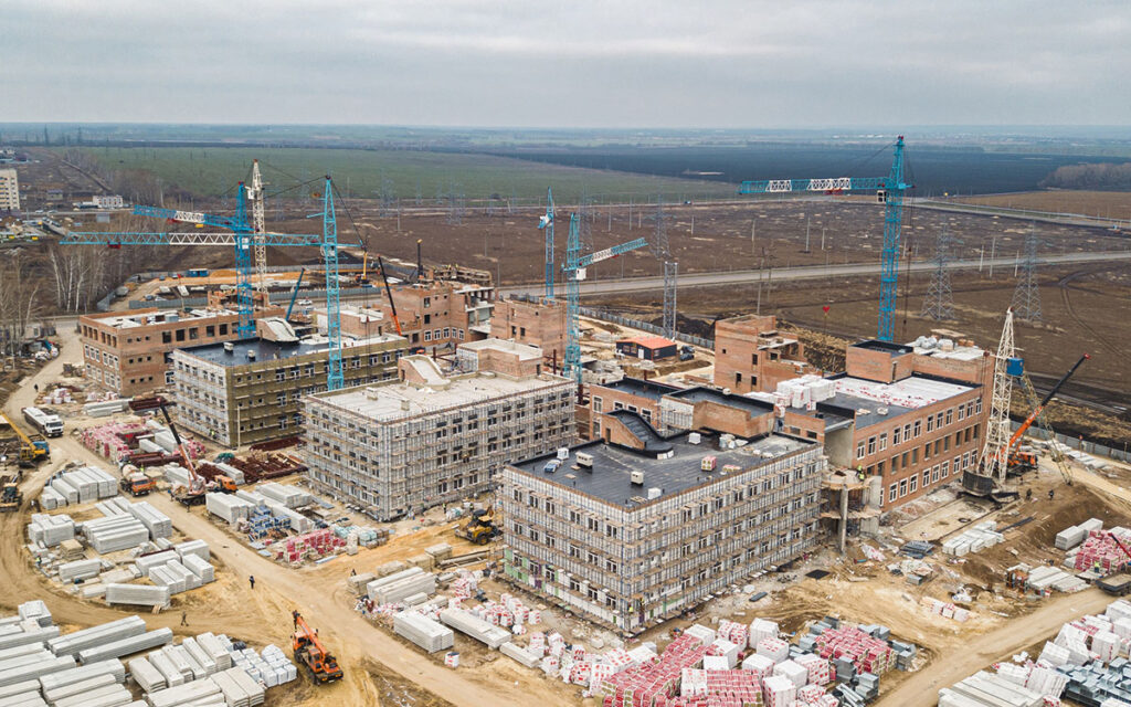 Ход строительства школы Сколково-2 в Телецентре, фото СК Жупиков
