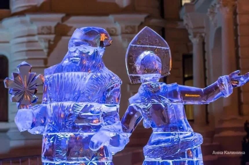 Фестиваль ледяных скульптур. Фото Анны Калининой