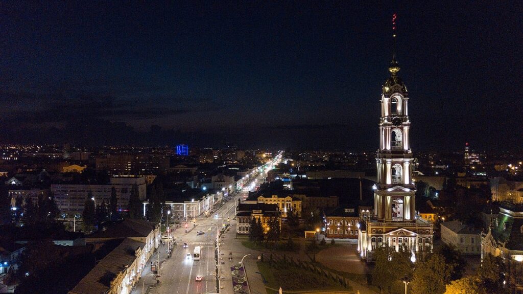 Освещение улицы Советской в Тамбове - Новый Тамбов