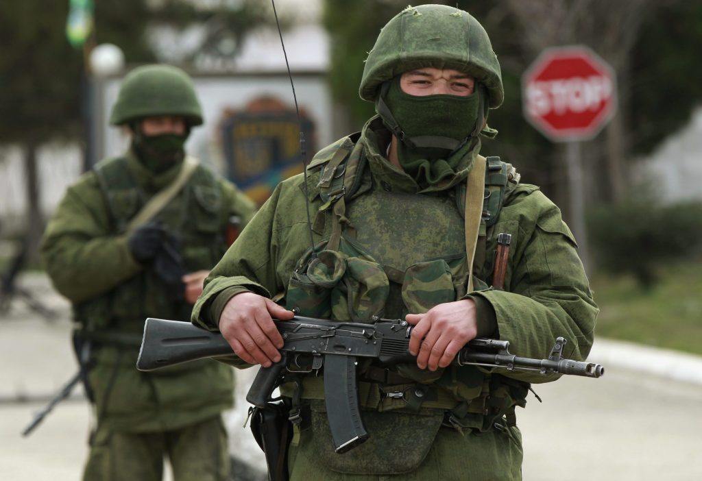 "Зеленые человечки" в Крыму