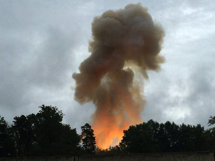 Взрыв в Котовске. Фото ОнлайнТамбов.ру