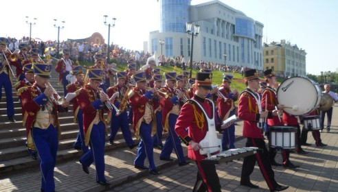 Фестиваль духовых оркестров в Тамбове