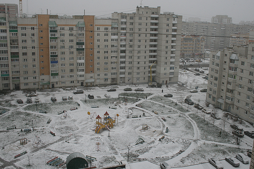 Первый снег в Тамбове