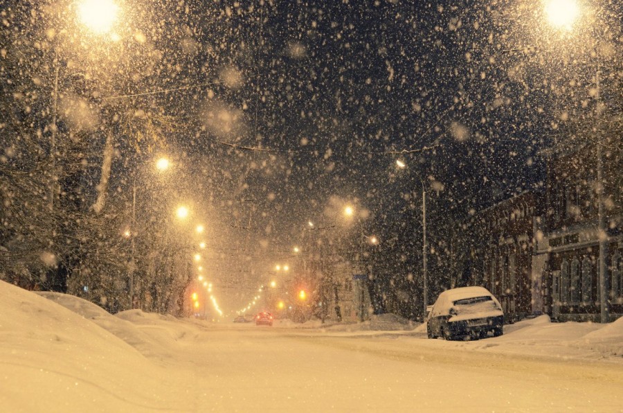 Снег в Тамбове