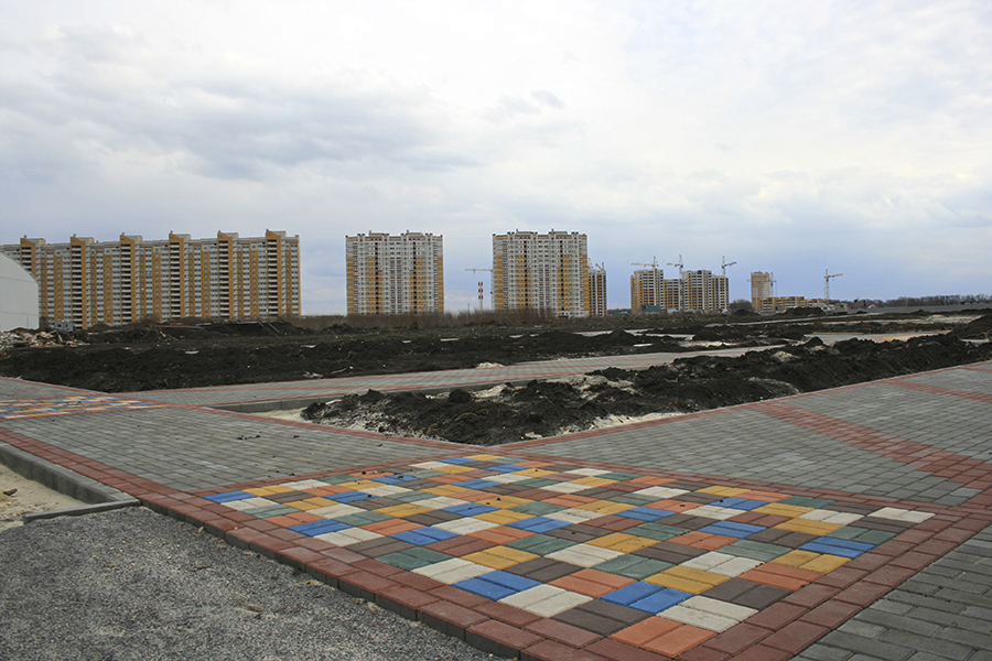 Строительство Олимпийского парка. Фото Сергея Жилина - Новый Тамбов