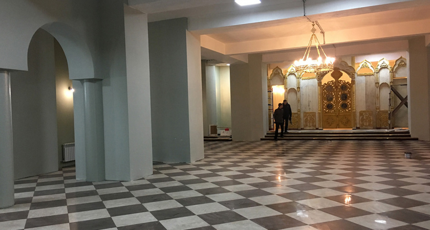 В Тамбове завершили строительные работы в нижнем храме преподобного Серафима Саровского в Радужном