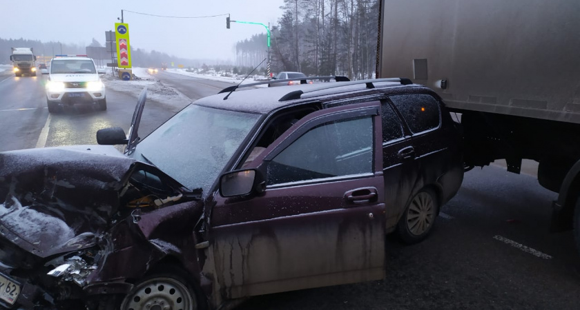 Двое взрослых и ребенок пострадали в серьезном ДТП под Рассказово