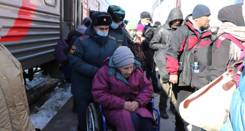 Первые 344 беженца прибыли в Тамбов и Мичуринск из Донбасса