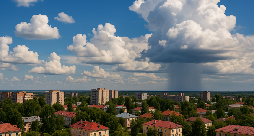 Тамбов встретит выходные с жарой, грозами и ветром — прогноз погоды на 7 и 8 июня