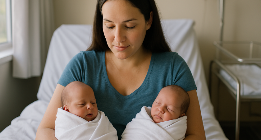 В Тамбовской области ждут двойни и тройни: как рожают многодетные мамы в июне