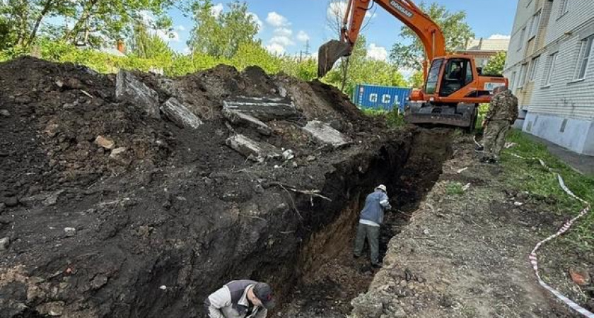 В Тамбове вскрыли теплотрассу на Звёздном и Новолагерной: когда завершат работы