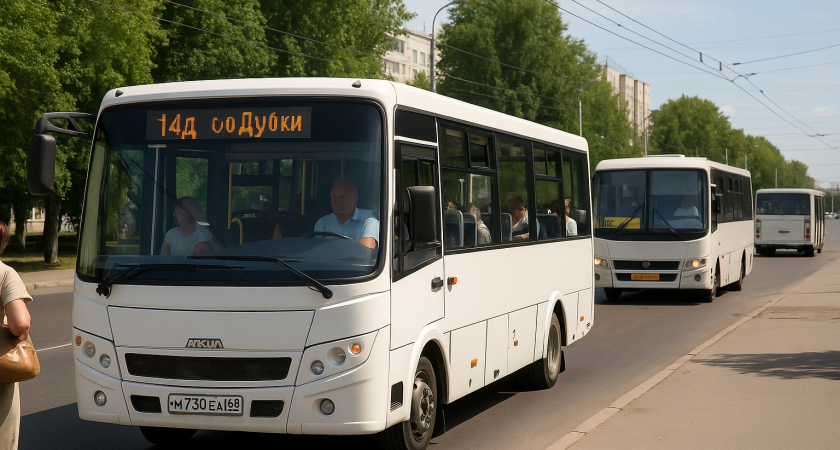 В Тамбове изменили расписание автобусов: дачники и пригородные пассажиры поедут чаще