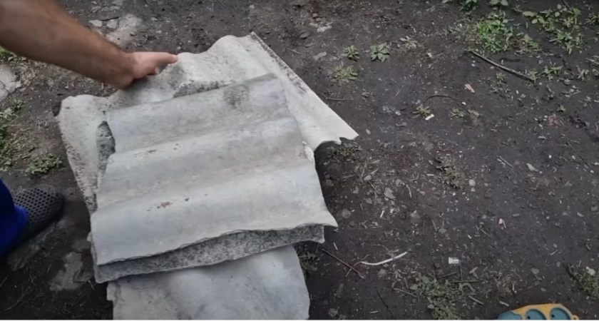 Обломки шифера больше не выкидываю: ценнее золота на даче — вот как его применяю по совету знакомого агронома