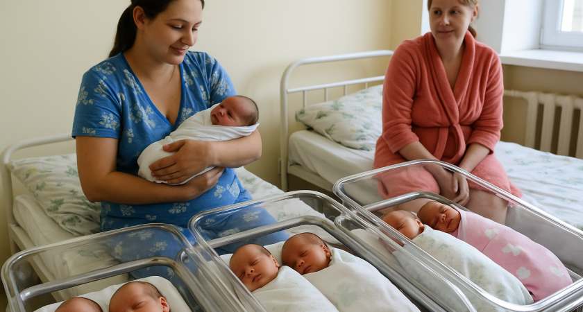 Тамбовская область радует рекордами: в июне на свет появились двойни, тройни и даже четверня