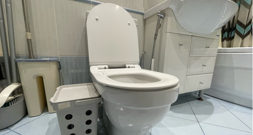 Дно унитаза отмыла на раз — даже ершик не трогала: заливаем, смываем — и налет сам уползает в трубу