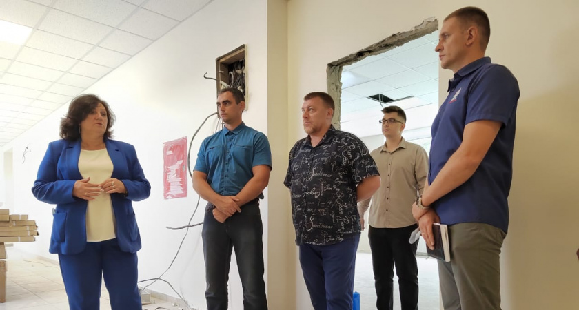 В Красносвободненской школе-интернате завершают капремонт: здание готовят к 1 сентября