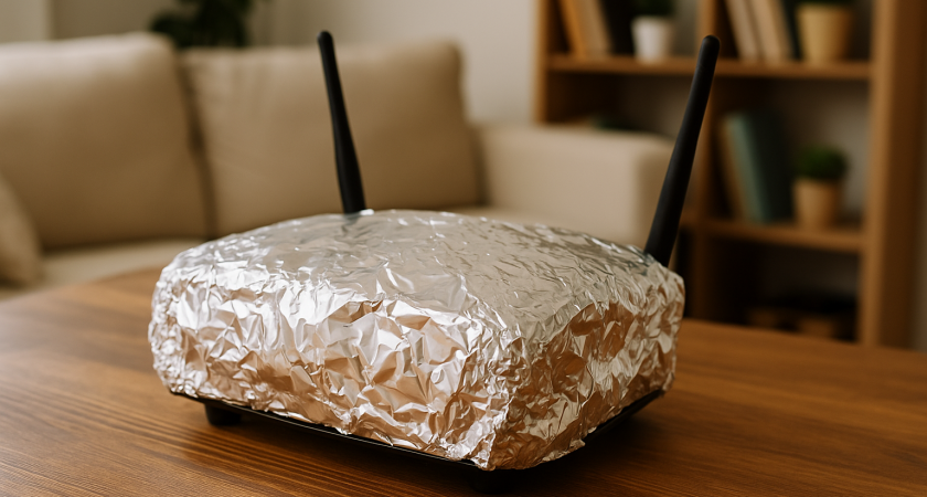 Зачем россияне накрывают роутер фольгой: будете смеяться, когда узнаете