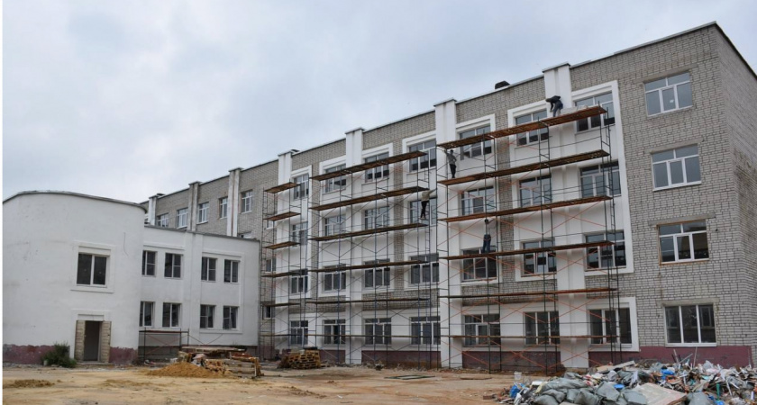 Ремонт Комсомольской школы в Тамбовской области затягивается из-за проблем с подрядчиком