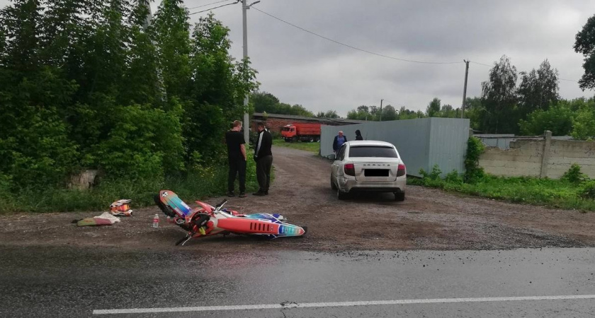 Жердевка: несовершеннолетний водитель питбайка пострадал в ДТП