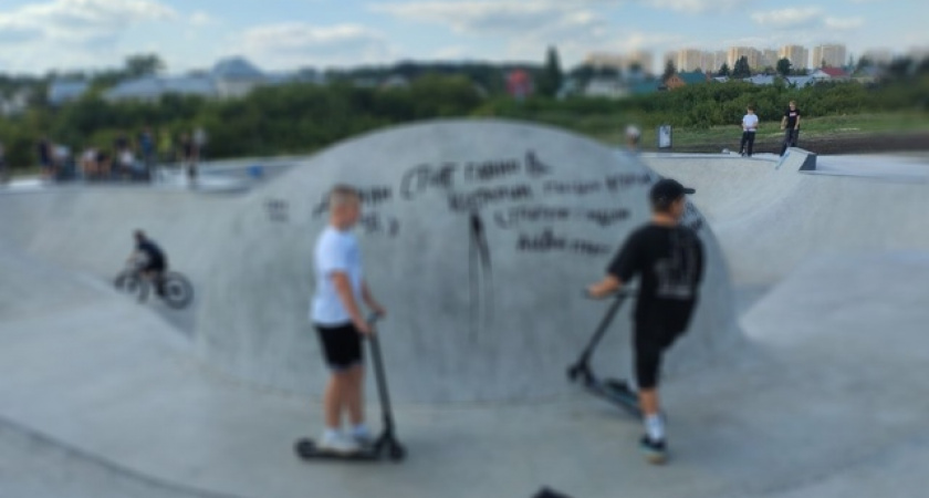 В Тамбове на скейт-площадке «поработали» вандалы