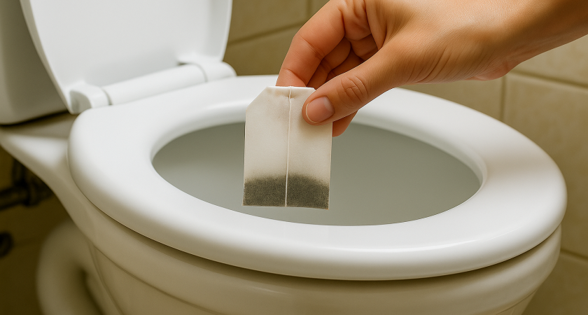 Знакомая горничная рассказала, зачем кладет чайный пакетик в унитаз: теперь делаю также, когда ухожу из дома