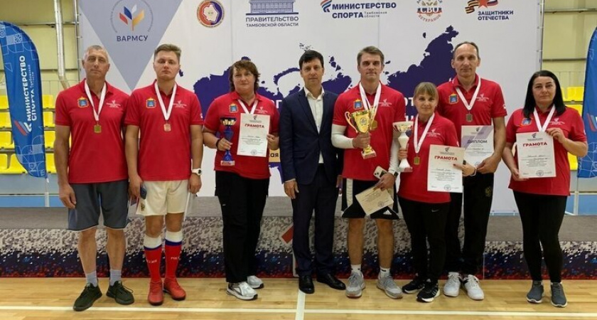 Команда Тамбовской области завоевала серебро на спартакиаде муниципальных служащих