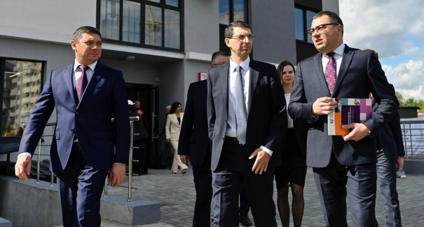 Щеголев и Первышов проверили строительство первого студенческого арендного дома в Тамбове