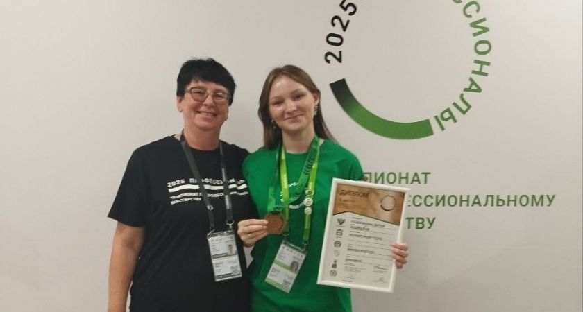 Студентка из Тамбова завоевала бронзу на чемпионате «Профессионалы» в Калуге