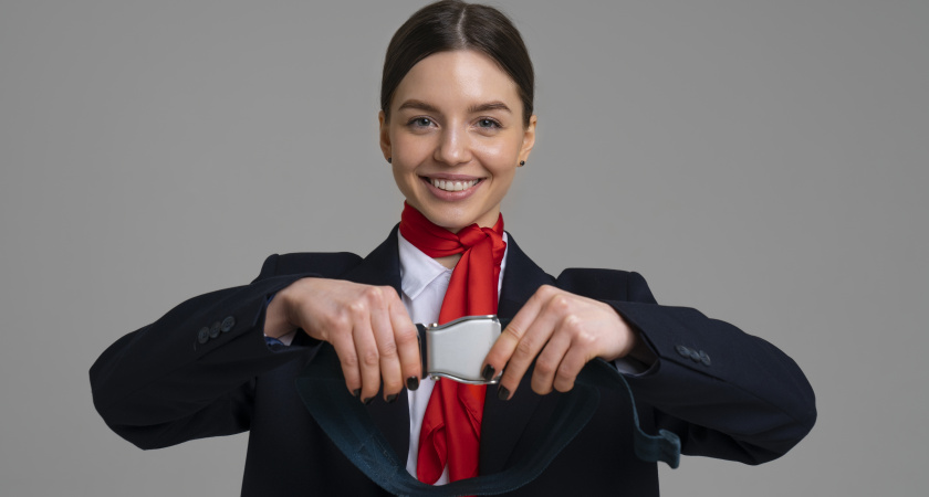 Зачем на самом деле стюардессы носят на шее платок: ответ заставляет задуматься о страшных вещах