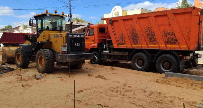В Тамбове завершается комплексное благоустройство улицы Октябрьской