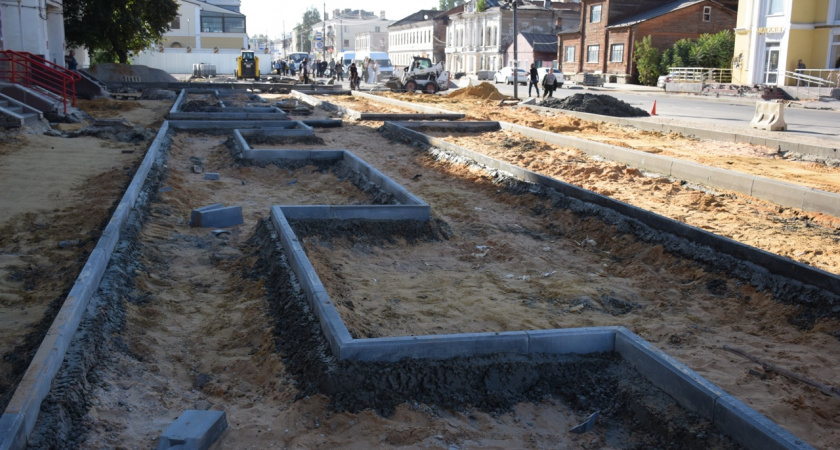 В Тамбове улицу Октябрьскую освободили от торговых павильонов