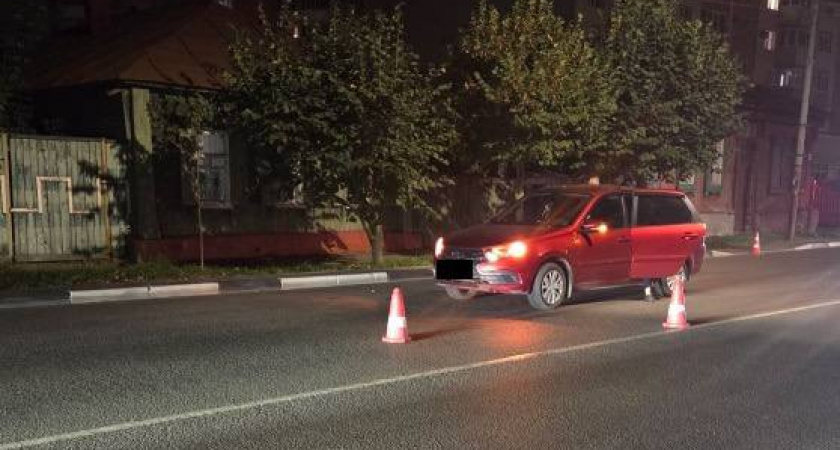В центре Тамбова Lada Granta сбила женщину-пешехода