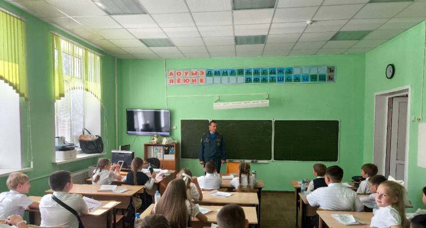В Тамбовской области школьникам проводят уроки безопасности