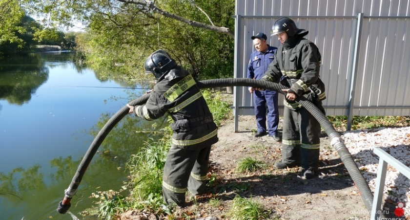 В безводном районе Котовска оборудовали пожарный пирс