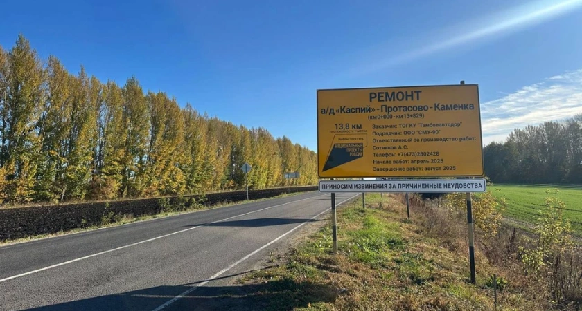В Тамбовской области не соблюдены сроки проведения ремонтных работ на дорогах