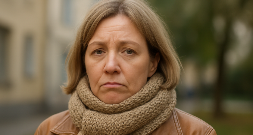 Этот шарф любую женщину 40+ превратит в скучную тётю Мотю: проверьте шкаф, у вас он точно есть — дамы в возрасте их обожают