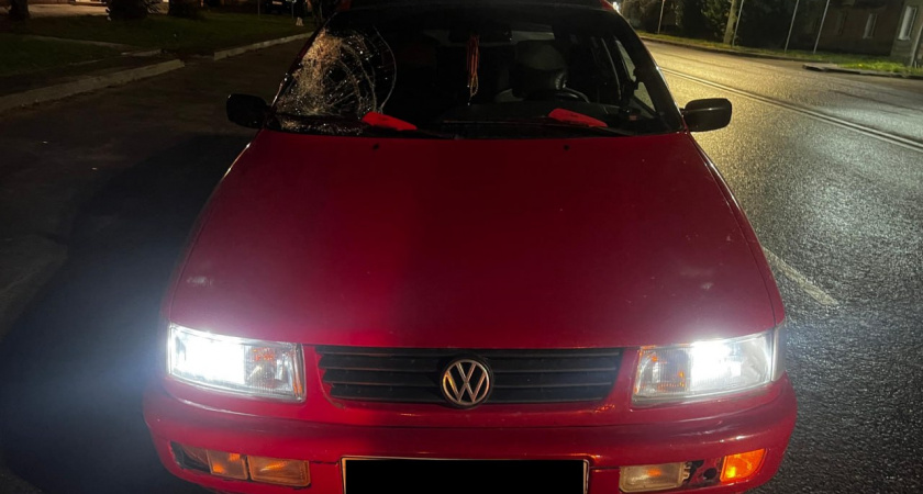 В Тамбове молодой водитель сбил женщину, переходившую дорогу в неположенном месте