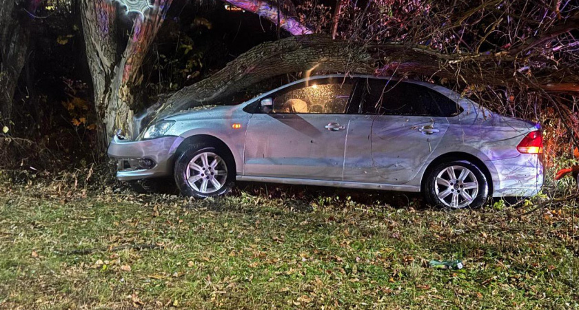 На трассе под Кирсановом иномарка вылетела в кювет — пострадала девушка