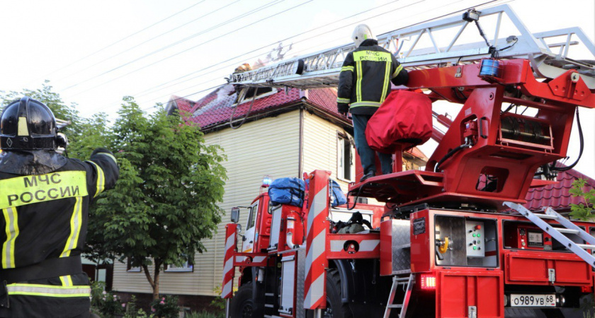 В Тамбовской области за сутки потушили два техногенных пожара