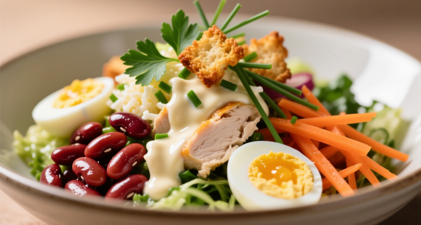 Салат с красной фасолью – обязательное блюдо новогоднего стола: задобрим Огненную Лошадь