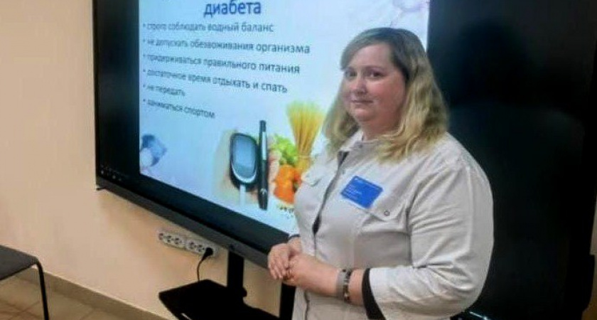 В Тамбовской ЦРБ обучают пациентов в Школе здоровья для больных диабетом