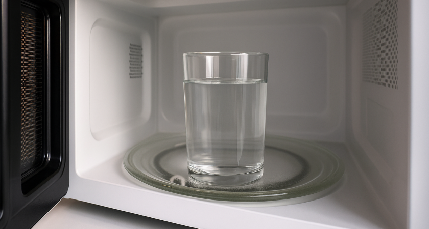 1 стакан воды и 1 ложка соли: два правила, которые спасут вашу микроволновку от поломки и запахов