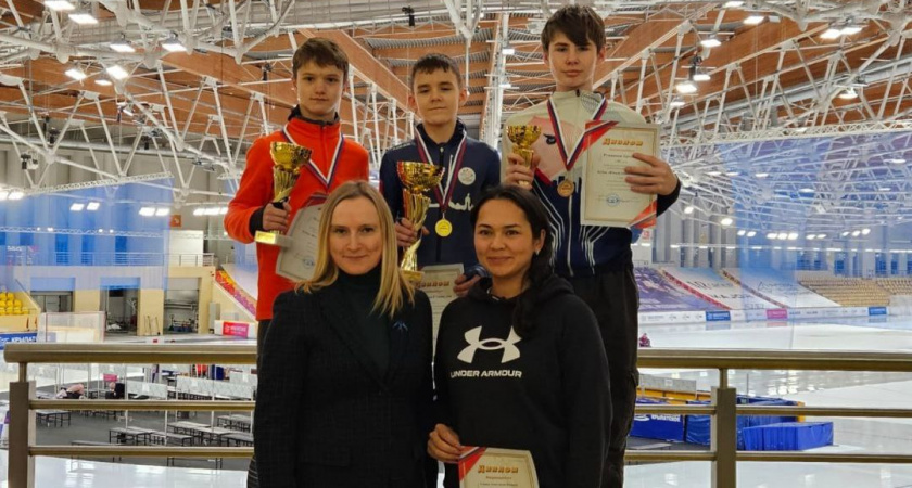 Юный тамбовский конькобежец завоевал две медали на всероссийских соревнованиях