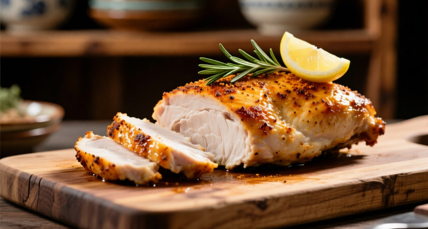 Куриную грудку к Новому году готовлю только так - получается вкуснее стейка: сочная и нежная - гости всегда просят добавки