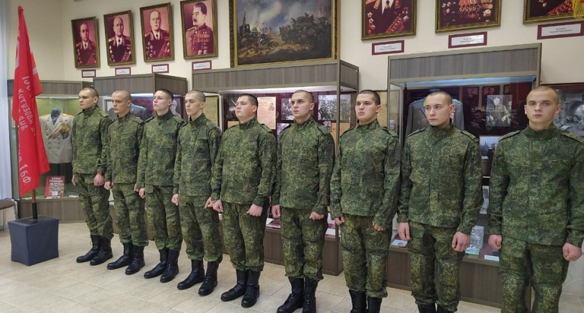 Призывников из Тамбовской области отобрали для службы в Кремле