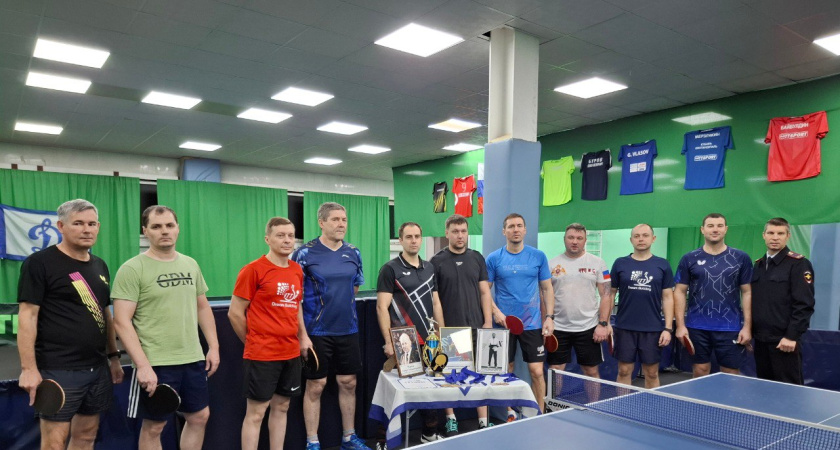 Силовики Тамбовской области выявили сильнейших в настольном теннисе