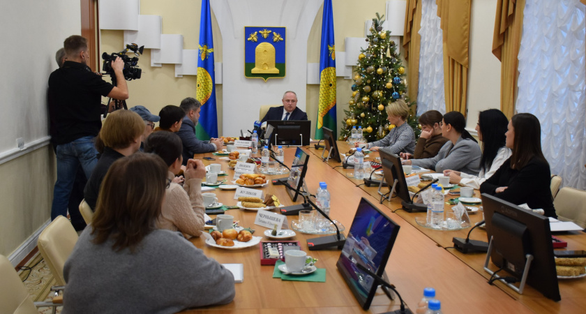 Максим Косенков подвёл итоги года в Тамбове на встрече с городскими СМИ